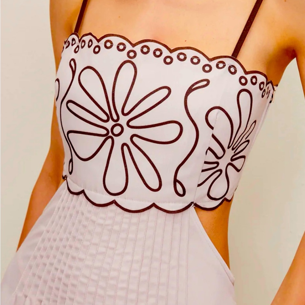Cut out long dress